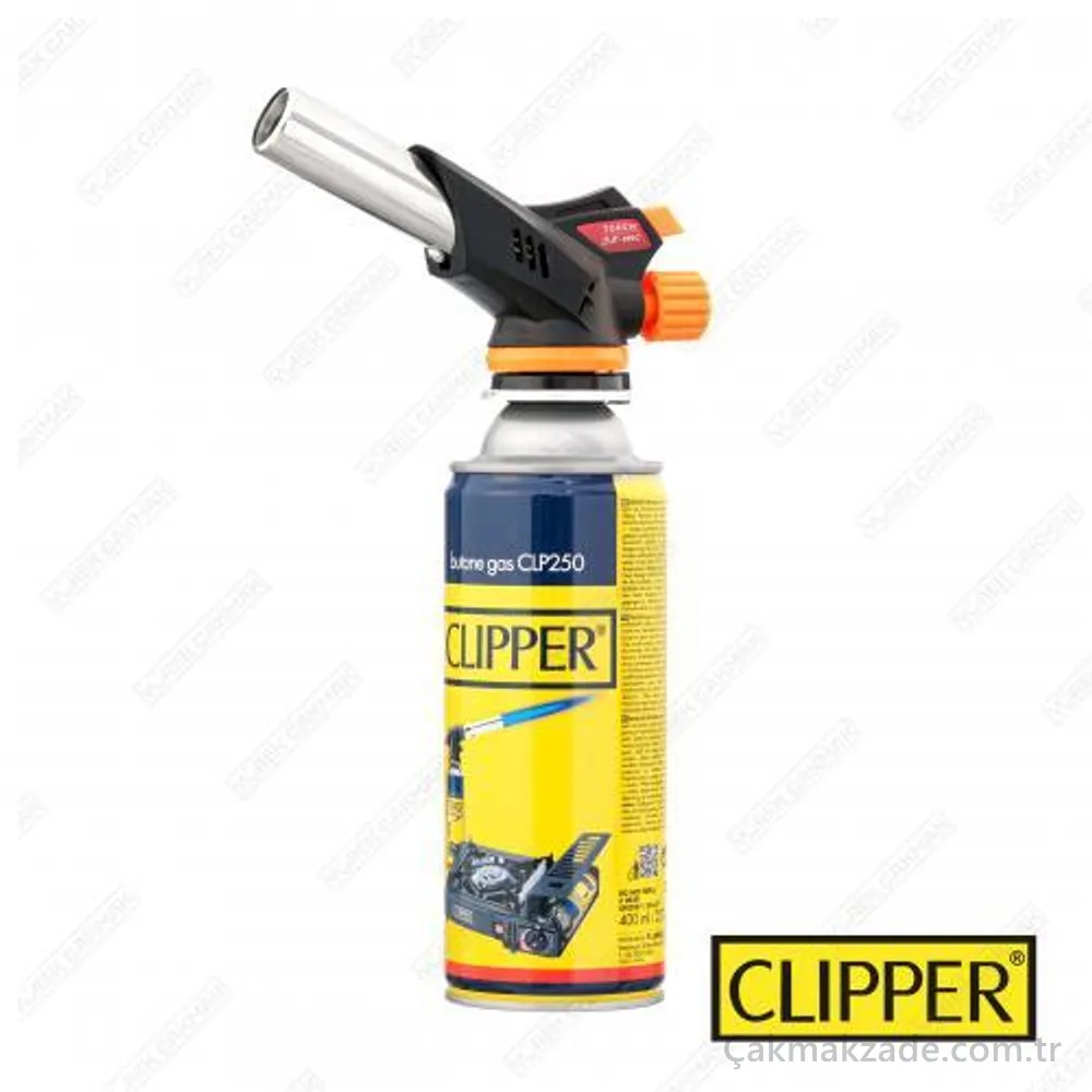 Clipper Pürmüz Çakmak ve Kamp Gazı Seti — toptan çakmak